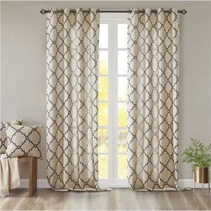 Madison Park Westmont Grommet Top Single Curtain Panel